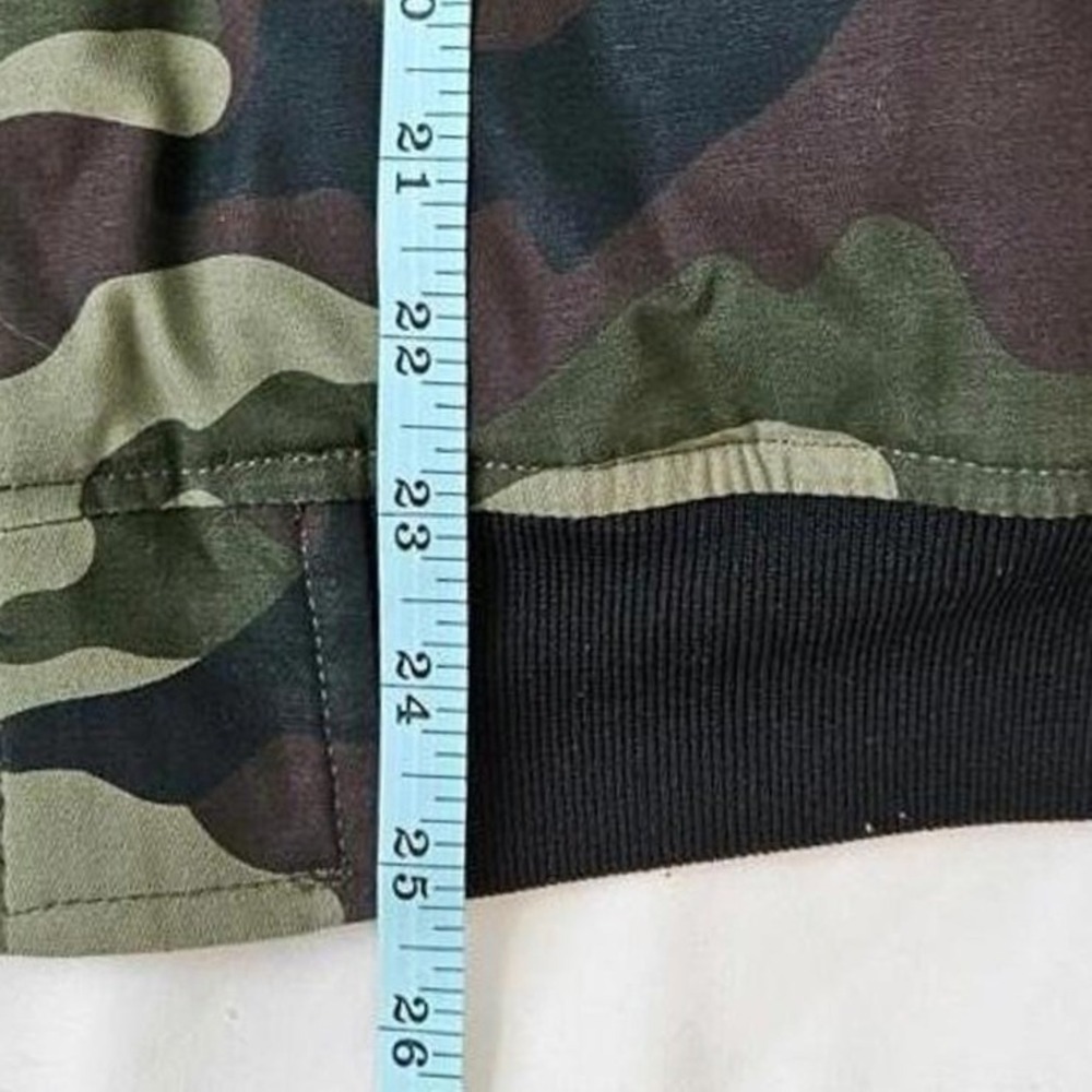 Obey Worldwide Mens Camo Bomber Jacket Full Zip Size S Graphic Back Unisex Urban - Picture 6 of 6